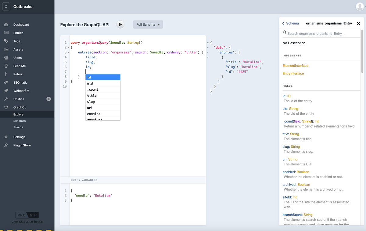 nystudio107 | Using the Craft CMS "headless" with the GraphQL API
