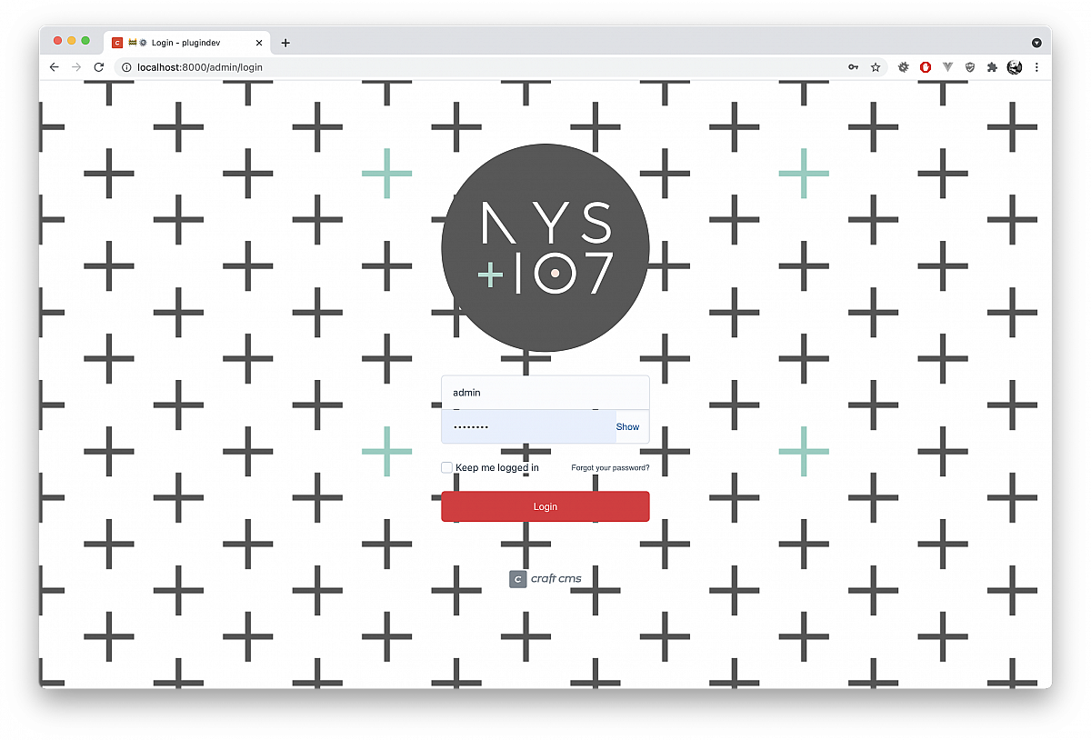 nystudio107 | A Craft CMS Plugin Local Development Environment
