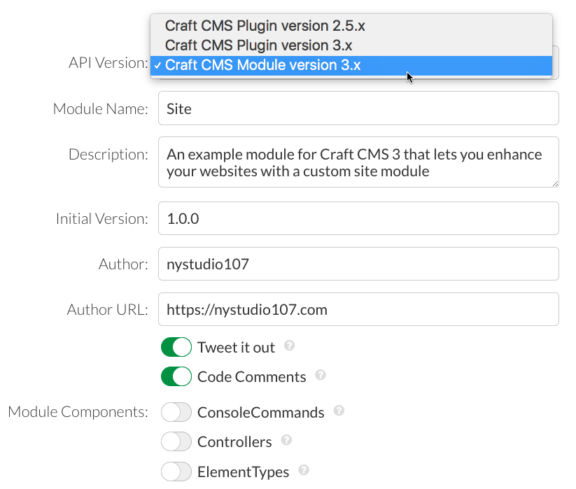 nystudio107 | Enhancing a Craft CMS 3 Website with a Custom Module