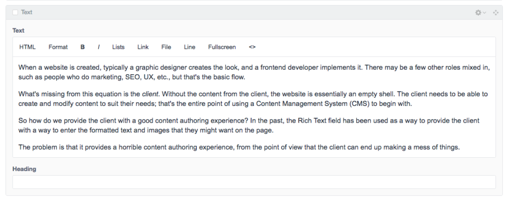 Html Content Builder Examples nystudio107 | Creating a Content Builder in Craft CMS